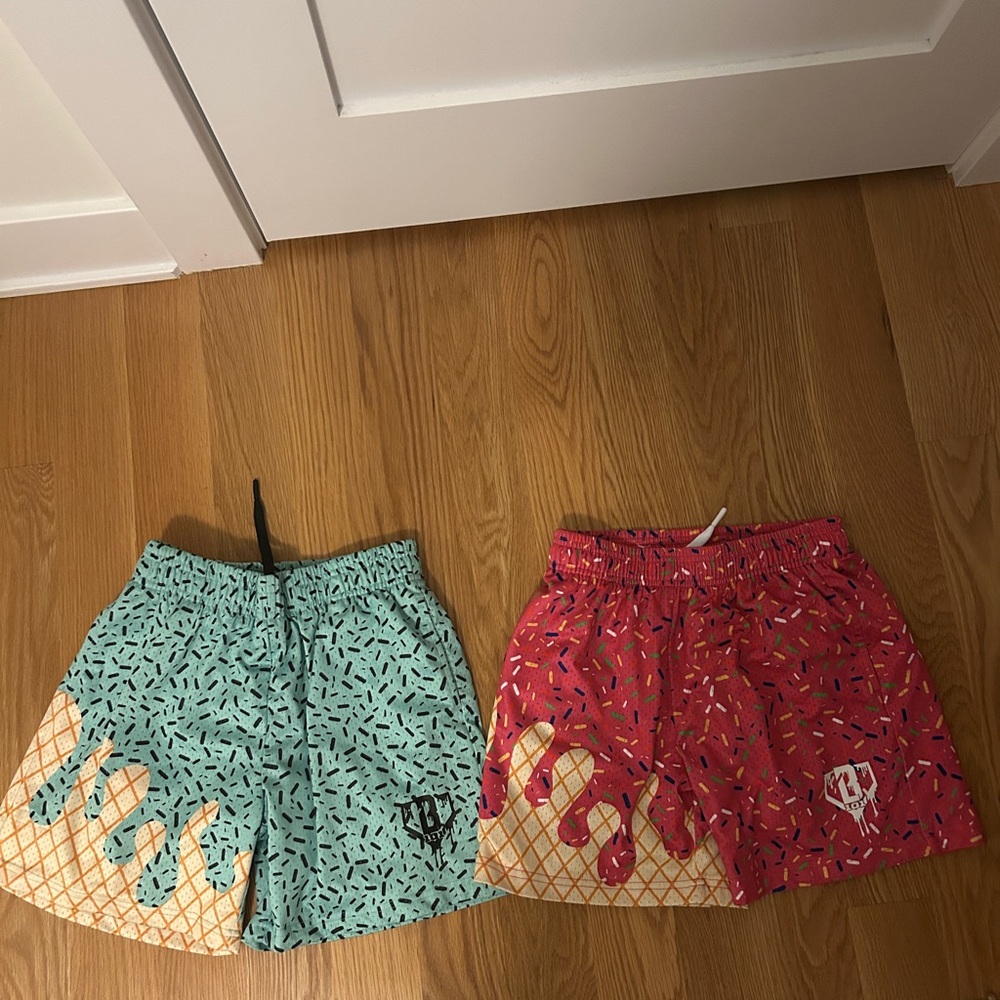 Baseball Lifestyle Ice Cream Shorts 2 Pair